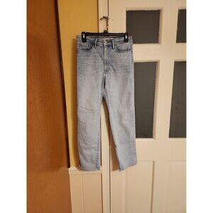 Athleta Women's Sculptek High-Rise Straight Leg Jeans Light Wash Size 4